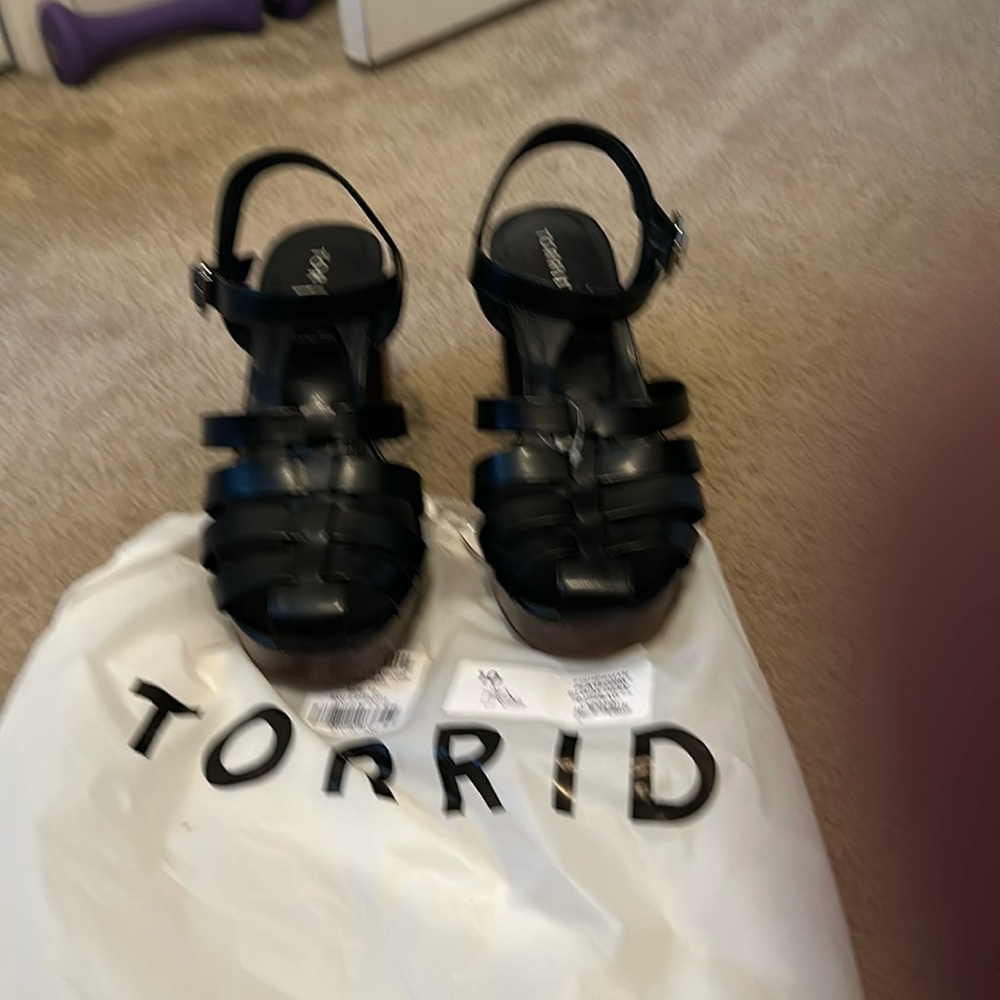 From Torrid, Fisherman Platform Block Heel